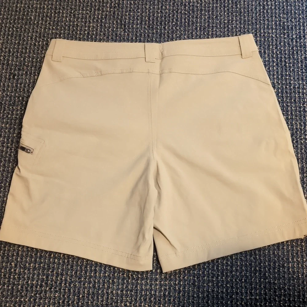 Eddie Bauer Rainer Stretch Tan Women's Shorts - Picture 2 of 2